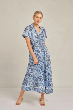 Best Alessandra Candice Wave Dress Paradise - Cornflower
