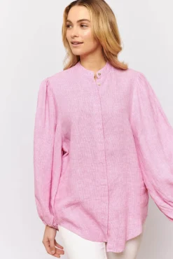 Outlet Alessandra Charade Shirt - Pink Houndstooth