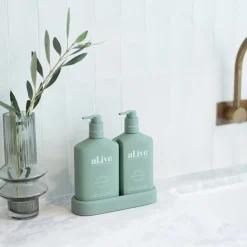 Discount Al.ive Wash & Lotion Duo - Kaffir Lime & Green Tea