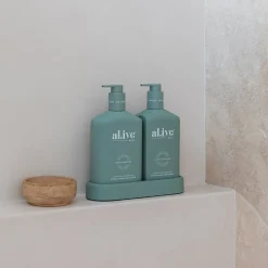 Discount Al.ive Wash & Lotion Duo - Kaffir Lime & Green Tea