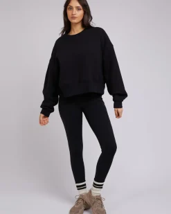 Sale All About Eve Active Tonal Sweater - Black