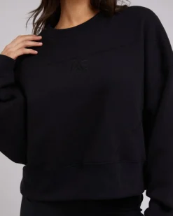 Sale All About Eve Active Tonal Sweater - Black