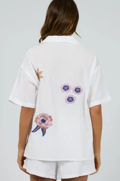 Discount All About Eve Daria Shirt - White