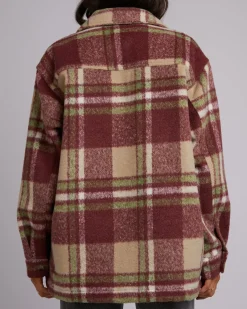 Clearance All About Eve Hilary Check Shacket