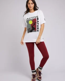 Sale All About Eve National Tee - Vintage White