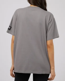 Hot All About Eve Parker Active Tee - Charcoal