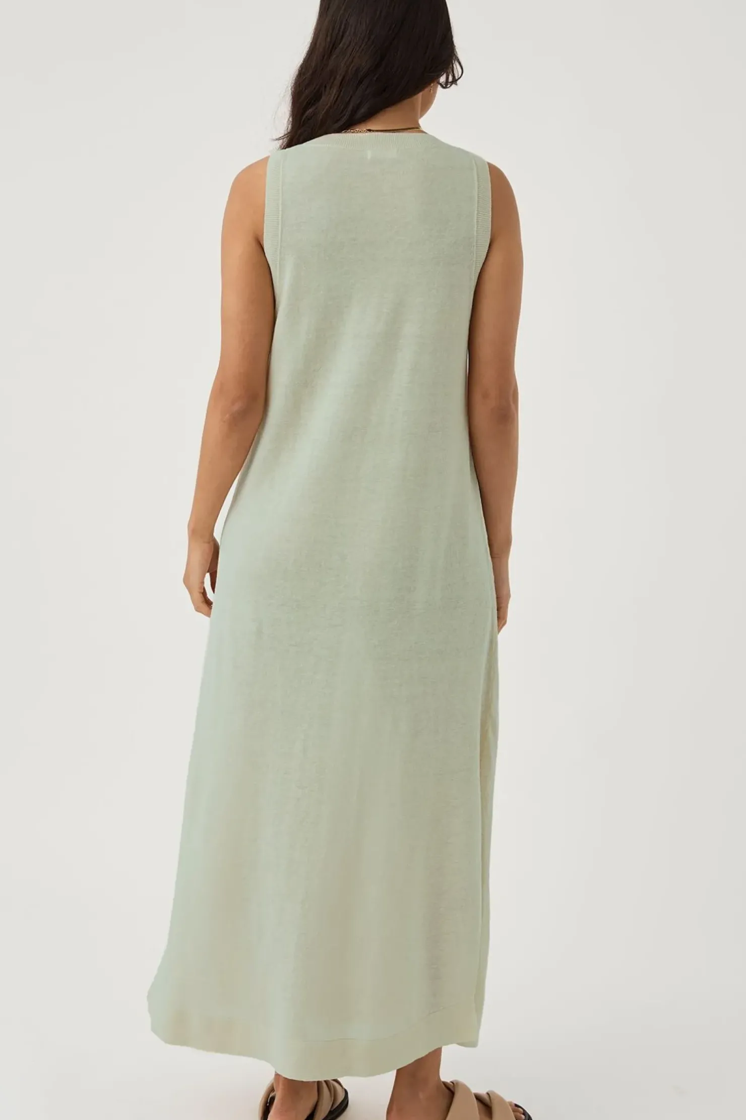 Best ARCAA Brie Long Dress - Aloe