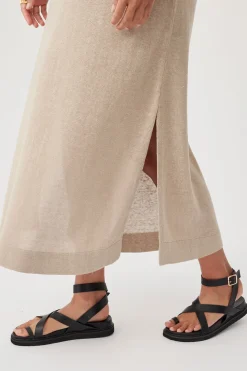 Sale ARCAA Brie Long Dress - Taupe