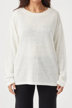 New ARCAA Hugo Long Sleeve T-Shirt - Cream