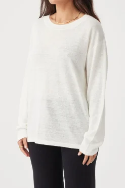 New ARCAA Hugo Long Sleeve T-Shirt - Cream