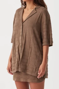Discount ARCAA Lara Shirt - Cacao