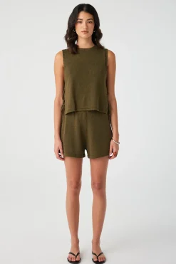 Discount ARCAA Poppy Tank - Olive