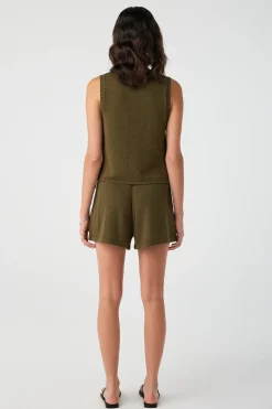Discount ARCAA Poppy Tank - Olive