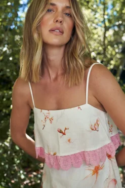 Discount Aston Studio Chloe Dress - Cloud Blossom