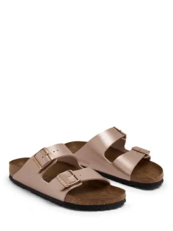 Online Birkenstock Arizona Copper Birko-Flor - Narrow