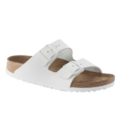Hot Birkenstock Arizona White Smooth Leather - Narrow