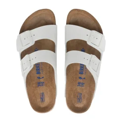 Hot Birkenstock Arizona White Smooth Leather - Narrow