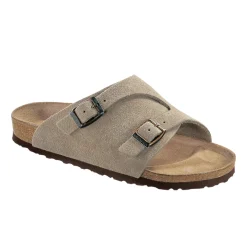 Hot Birkenstock Zurich Taupe Suede Leather - Narrow