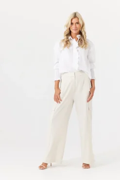 Online Brave & True Brave and True The Countess Shirt - White