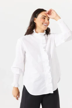 Online Brave & True Brave and True The Countess Shirt - White