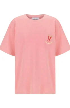 Sale Cartel & Willow Cartel & Willow Hot Summer Tee - Pink/Hot Summer Print