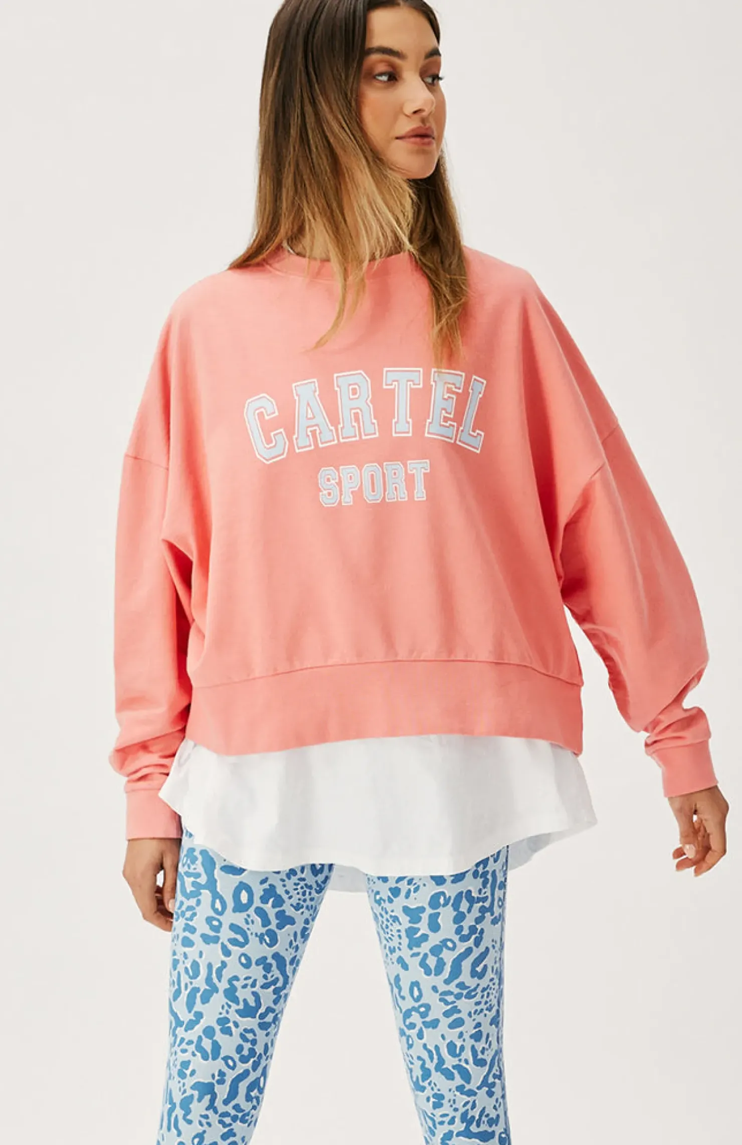 Sale Cartel & Willow Cartel & Willow Ivie Sweater - Guava