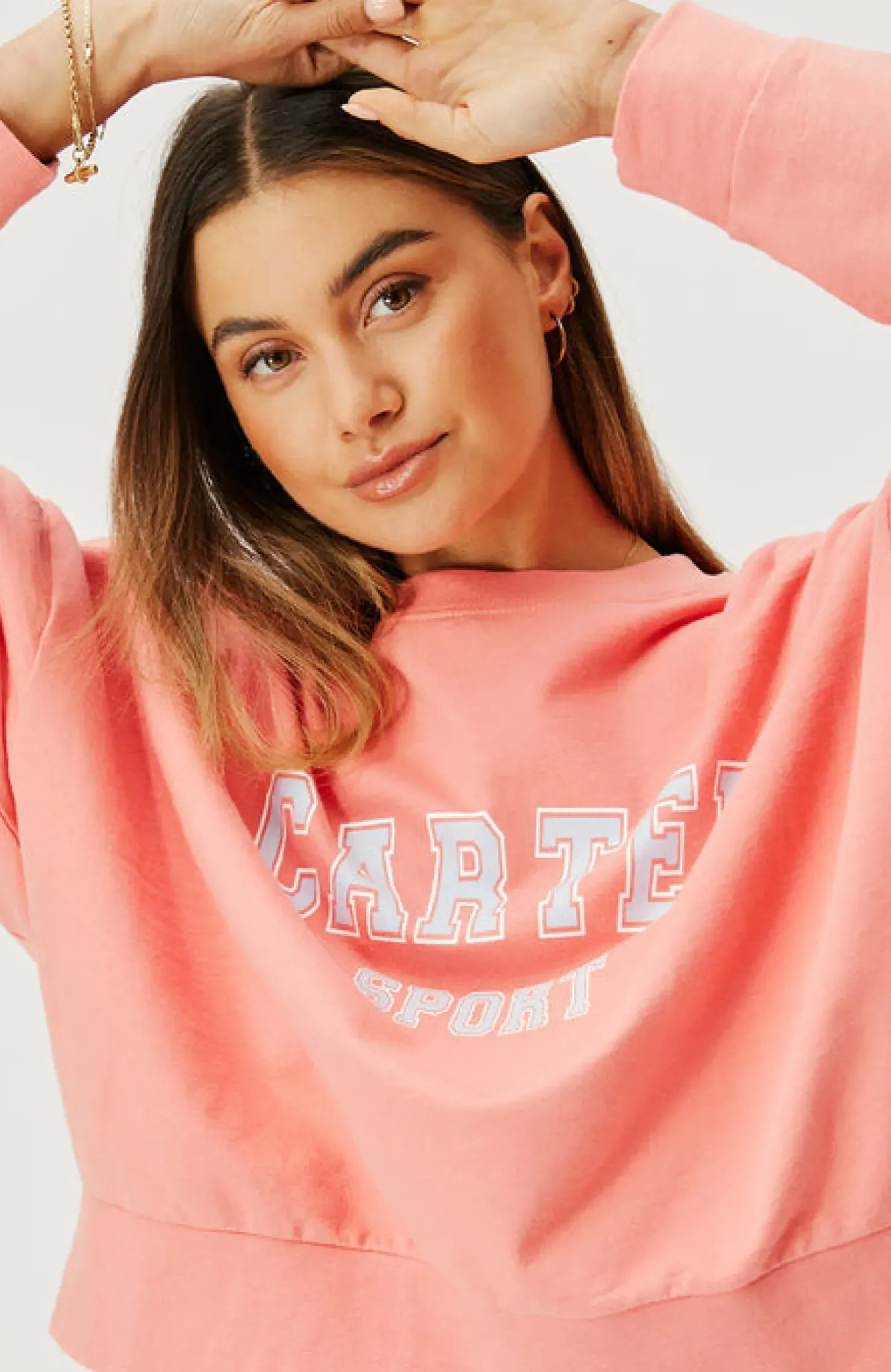Sale Cartel & Willow Cartel & Willow Ivie Sweater - Guava