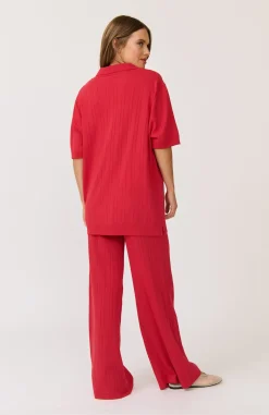 Best Cartel & Willow Cartel & Willow Lara Knit Top - Cherry