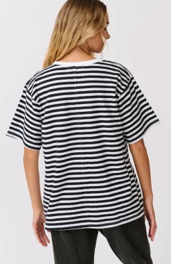 Discount Cartel & Willow Cartel & Willow Marlie Tee - Black/White Stripe