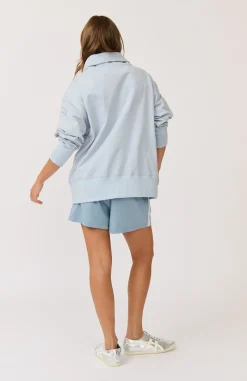Outlet Cartel & Willow Cartel & Willow Nova Half Zip Sweater - Sky