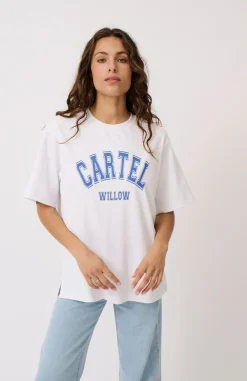Clearance Cartel & Willow Cartel & Willow Sadie Tee - White Azure