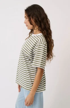 Fashion Cartel & Willow Cartel & Willow Sophie Tee - Palm Stripe