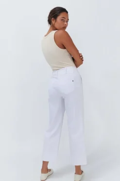 Sale Kireina Celeste Pant- Cropped White