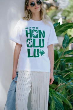 Hot Ceres Life Ceres Boyfriend Tee - Honolulu Winter Green