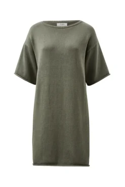 Clearance Ceres Life Boxy Knit Dress - Moss Green