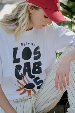 Outlet Ceres Life Boyfriend Tee - Los Cabos White