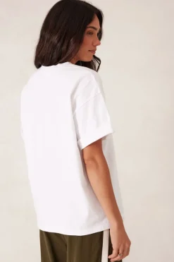 Outlet Ceres Life Boyfriend Tee - Los Cabos White