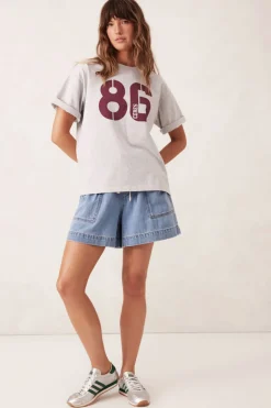 Discount Ceres Life Boyfriend Tee- Cloud Marle/Ceres 86