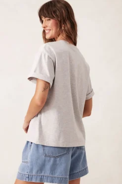 Discount Ceres Life Boyfriend Tee- Cloud Marle/Ceres 86