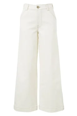 Outlet Ceres Life Classic Wide Leg Jean - Fresh Ecru