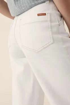 Outlet Ceres Life Classic Wide Leg Jean - Fresh Ecru