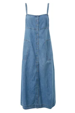 Best Ceres Life Denim Beach Dress - Worn Blue