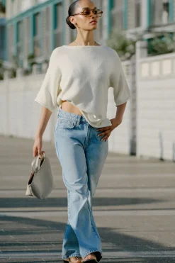 Sale Ceres Life Loose Straight Jean - Vintage Blue