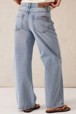 Sale Ceres Life Loose Straight Jean - Vintage Blue