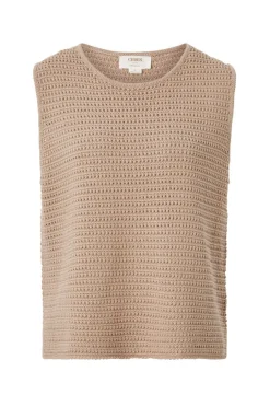Hot Ceres Life Mesh Knit Tank - String