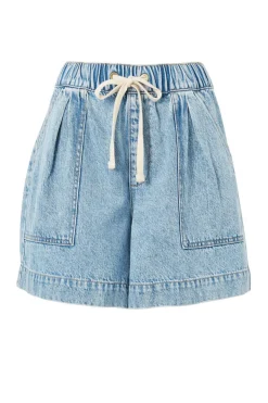 Discount Ceres Life Relaxed Everyday Short - Vintage Blue Denim