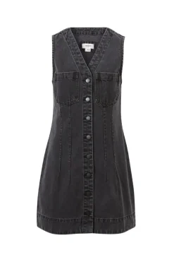 Best Ceres Life Seamed Mini Shift Dress - Vintage Black