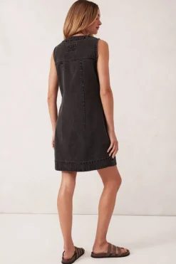 Best Ceres Life Seamed Mini Shift Dress - Vintage Black