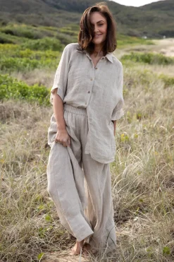 Hot Eadie Lifestyle Eadie Arana Linen Pant - Natural