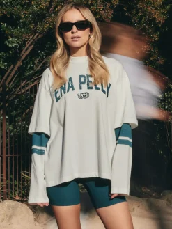Online Ena Pelly 73 Long Sleeve Tee - Vintage White